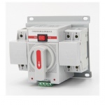 2P 63A 230V MCB type Dual Power Automatic transfer switch ATS white color Circuit Breaker